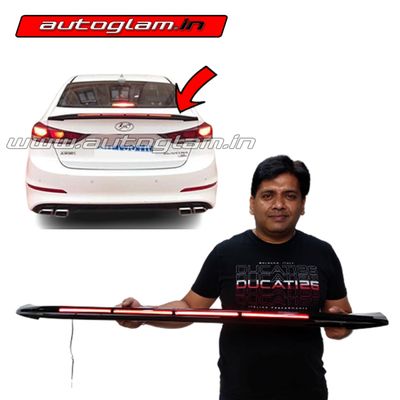 Hyundai Elantra 2016-19 LED Lip Spoiler, AGHESCWS92