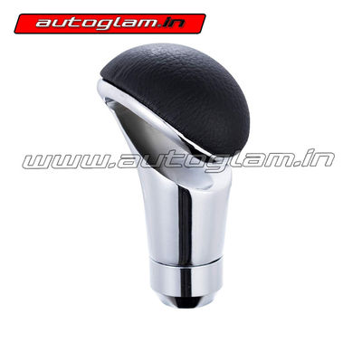 Universal Car Gear Shift Knob, Alloy Knobs Shifter Stick Leather Head, AGCG00AASL