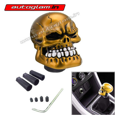 Universal Knob Skull Head Golden, AGUKSKHG