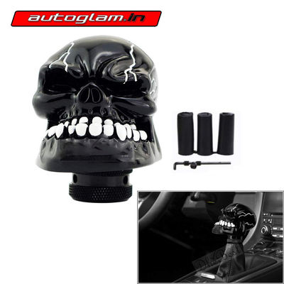 Universal BLACK Skull Gear Knob, AGUBSGK