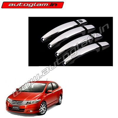 Honda City 2008-13 Chrome Door Handle Covers, AGHCCDHC42