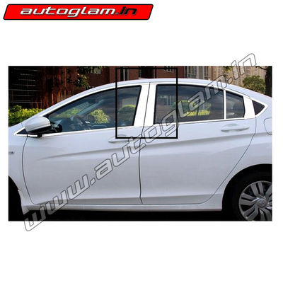 Honda City 2014-16 Chrome Pliiar Set, AGHCCPSM36