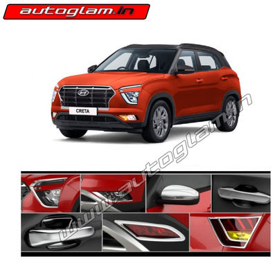 Hyundai Creta 2020 Chrome Combo Kit, AGHCCCKC58