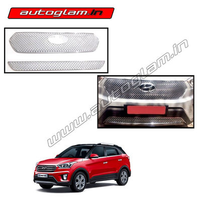 Hyundai Creta 2015-17 Chrome Grill Covers, AGHCCGCT26