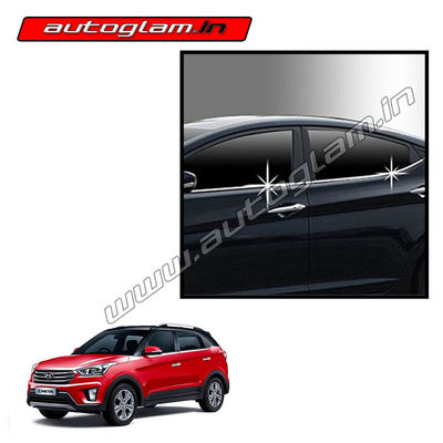 Hyundai Creta 2015-17 Chrome Lower Window Garnish, AGHCCLWG27