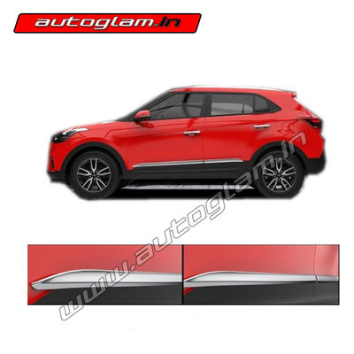 Hyundai Creta 2018-19 Chrome Side Beading, AGHCCSBA19