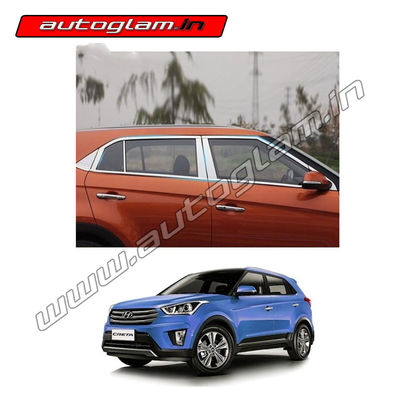 Hyundai Creta 2015-17 Chrome Window Trim, AGHCCWTG28