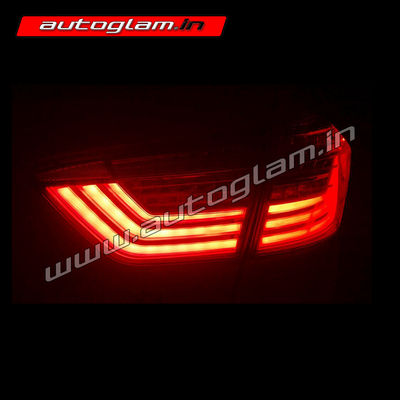 Hyundai Creta Audi Style LED Taillights, AGHC690TL -  Red Glass