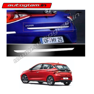 Hyundai Elite i20 2020+ Chrome Dickey Garnish Stainless Steel, AGHEICDGS