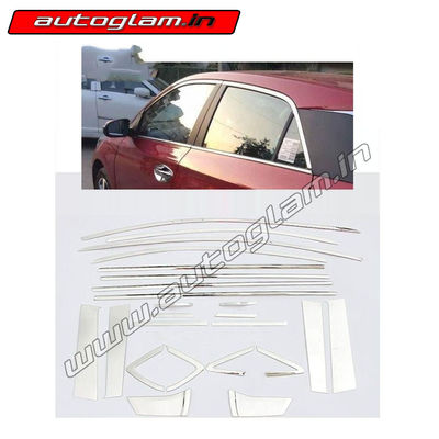 Hyundai Elite i20 Chrome Window Trim, AGHEICWT68