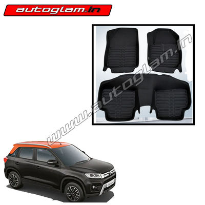 Maruti Suzuki Brezza 5D Mats with Velcro, AGMSBMWV46