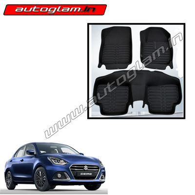 Maruti Suzuki Dzire Mats with Velcro, AGMDEMWV40