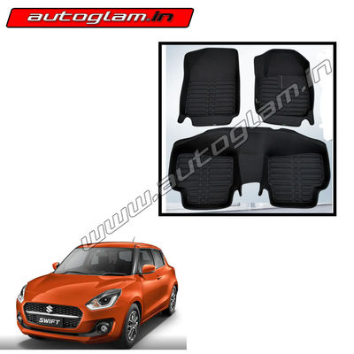 Maruti Suzuki Swift Mats with Velcro, AGMSEMWV41