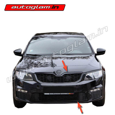 Skoda Octavia 2012-17 Front RS Bumper Kit, AGSO1217BK