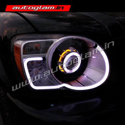 Mahindra Scorpio 2002-14  AUDI Style Projector Headlights, AGMS701