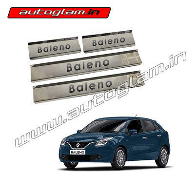 AGMSB40CA, Maruti Suzuki Baleno Sill Plate Simple Style - Set of 4 Pcs