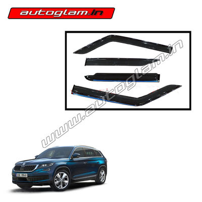 Skoda Kodiaq Chrome Line Door Visor, AGSKCLDV