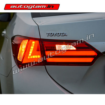 AGTCA601TL,Toyota Corolla Altis 2014-16 Lexus Style LED Taillights- AUTOGLAM