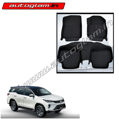 Toyota Fortuner 5D Mats with Velcro, AGTFDMWV31