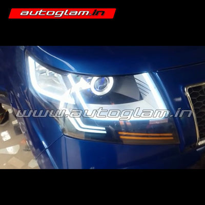 Mahindra TUV300 Evoque Style HID Projector Headlights, AGMT901