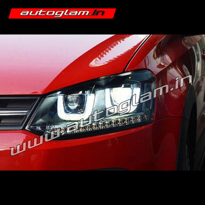 Volkswagen Ameo 2016-2020 BMW Style Projector Headlights, AGVWA962H