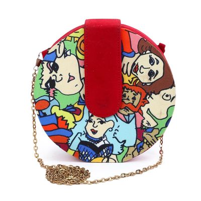 cartoon clutch bag