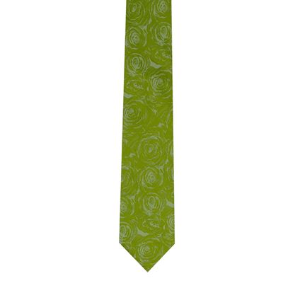 Tiekart men green floral tie