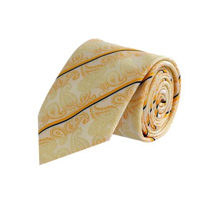 Tiekart men off white paisley  tie