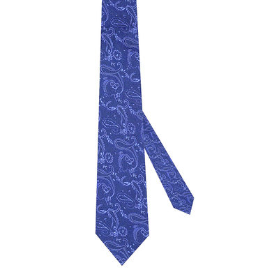 Tiekart men blue paisely silk tie