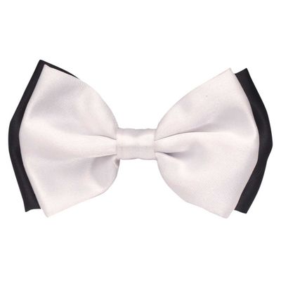 Tiekart men multi plain solids double bow tie