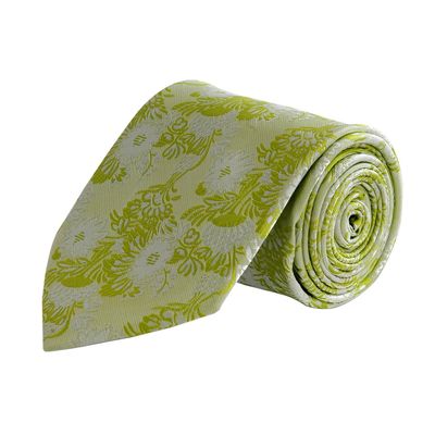 Tiekart men green floral tie