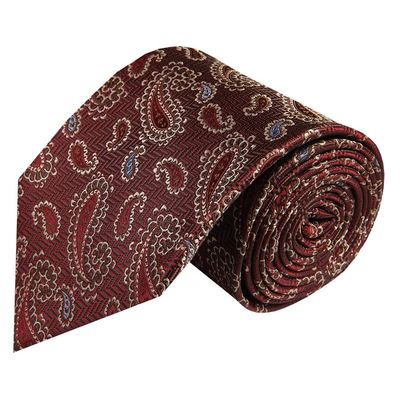 Tiekart men maroon paisley  tie