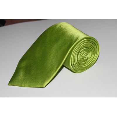 Tiekart men green plain solids  tie