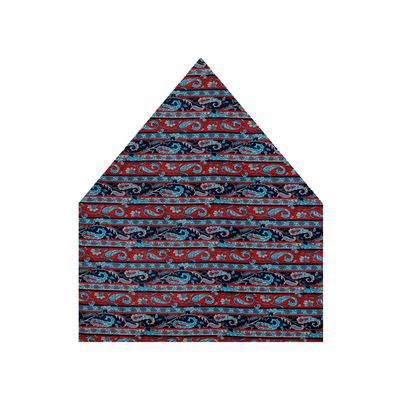 Tiekart men multi  silk pocket square