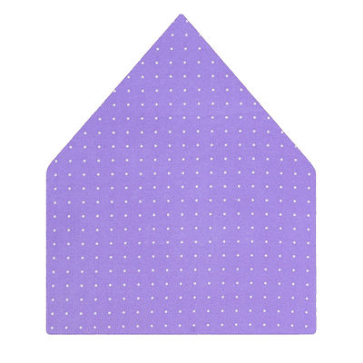 Tiekart men purple dotted silk pocket square