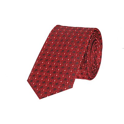 Tiekart men red skinny slim tie