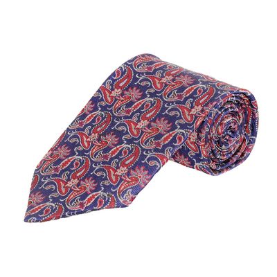 Tiekart men blue paisley tanchoipashmina tie