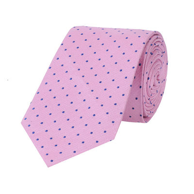 Woven silk-Corporate Truths in pink