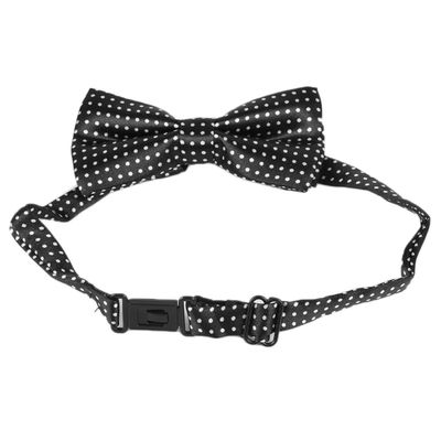 Tiekart kids black polka dot  bow tie