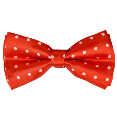 Tiekart kids red polka dot bow tie