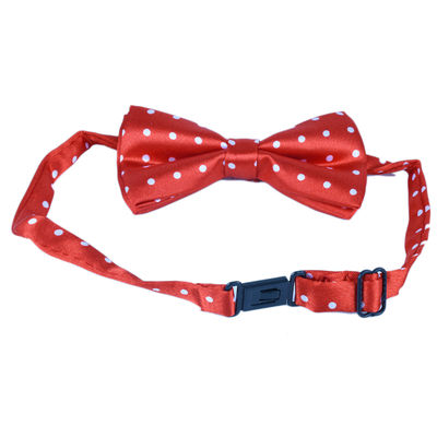 Tiekart kids red polka dot bow tie