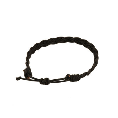 Tiekart men black bracelet cuff