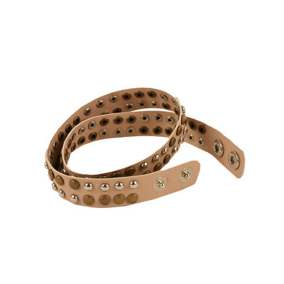 Tiekart men brown bracelet cuff