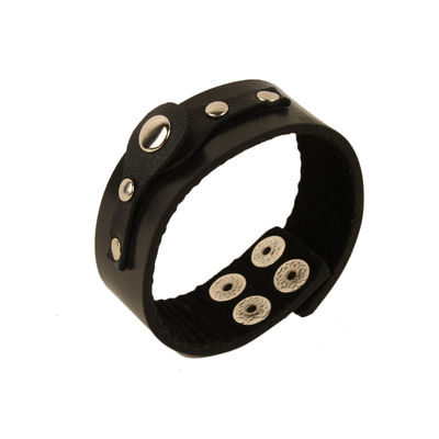 Tiekart men black bracelet cuff