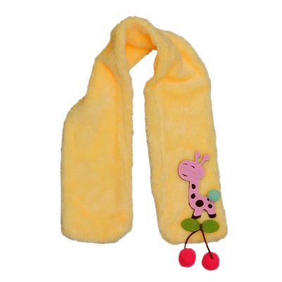 Winter Fashion Baby Kids Yellow Warm Soft Fleece Muffler Neck Warmer