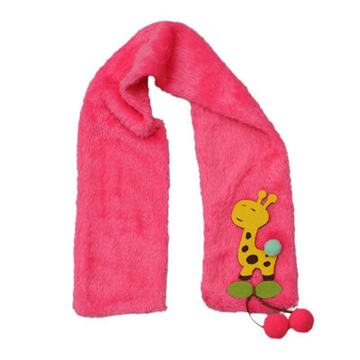 Winter Fashion Baby Kids Pink Warm Soft Fleece Muffler Neck Warmer