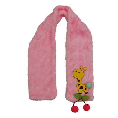 Winter Fashion Baby Kids Pink Warm Soft Fleece Muffler Neck Warmer