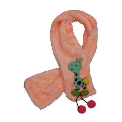 Winter Fashion Baby Kids Peach Warm Soft Fleece Muffler Neck Warmer