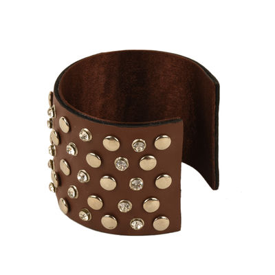 Tiekart women brown bracelet cuff