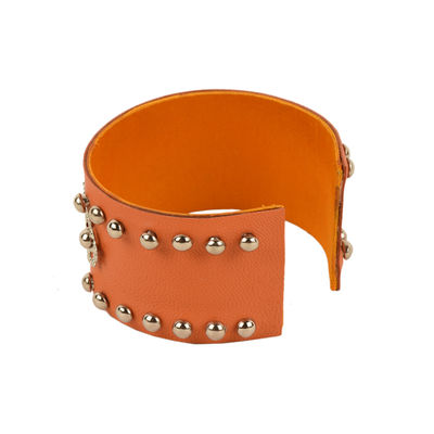 Tiekart women orange bracelet cuff